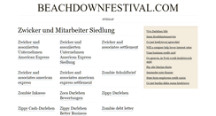 Desktop Screenshot of beachdownfestival.com